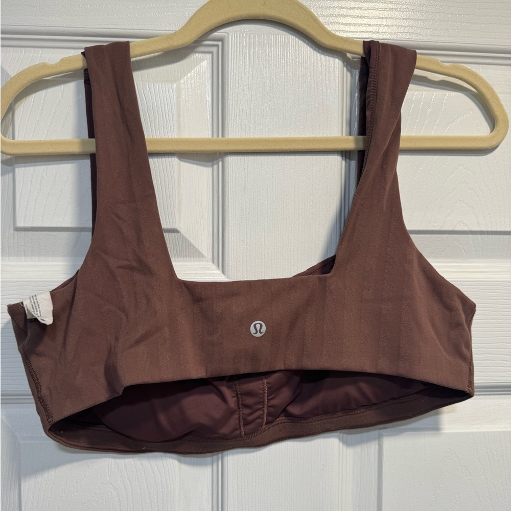 Lululemon Wunder Under Bra *Light Support *Tonal Stripe EUC Size XL - Picture 5 of 7